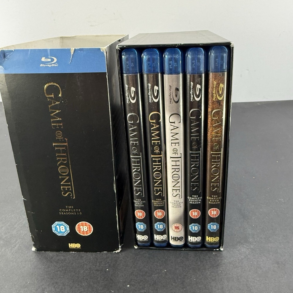 Game of Thrones The Complete Seasons 1-5 with all Episode Guides, Good Cond - Picture 5 of 8
